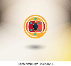 Vector Design elements. Color abstract icons. Origami elements