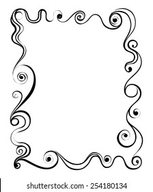 Vector design elements. Frame.