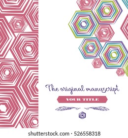Vector design elements for graphic layout.
Modern abstract background template with abstract geometric elements.
May be used for business, construction in clean minimal style.
