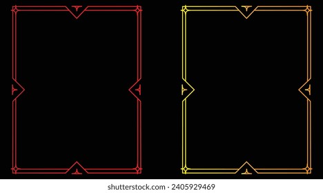 Vector of design elements and illustrations in simple linear style - boho arch logo design elements and frames for social media stories and posts