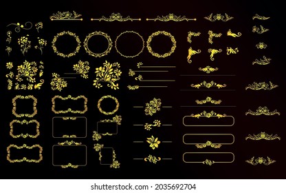 Vector design elements on the gradient background.