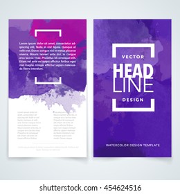 vector design elements pattern for employment folder flyer card or advertisement on multicolor watercolour background valuable for any project where a platter of color makes the difference color colou