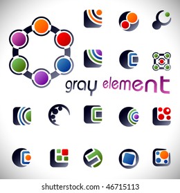 Vector design elements. set 19