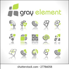 Vector design elements. Set 2. (Set 1 available in our gallery)