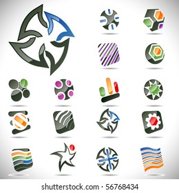 Vector design elements. Set 24.