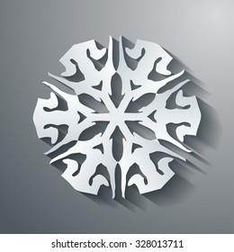 vector design elements xmas cardboard snowflakes pattern happy cut white vacation flake winter season conceptual scene anniversary trendy mark xmas ceremony chilly refreshing grin beauty science craft