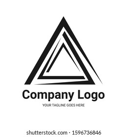 Vector design elements for your company logo. multiple triangle icon