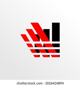 Vector design elements for your company logo, w letter shaped abstract icon, modern, simple and minimalist logotype, business company template