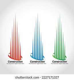 Vector design elements for your company logo, buj kholifa logo.