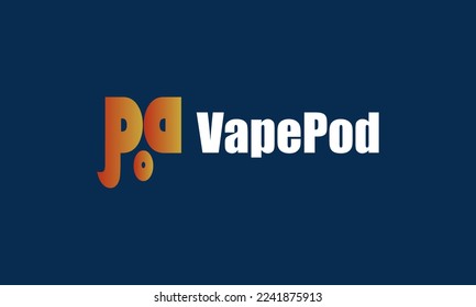 vector design elements for your company logo, pod logo. modern logo design, business corporate template. vape pod icon.
