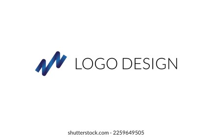 vector design elements for your company logo, ribbon logo. modern logo design, business corporate template. ribbon icon.