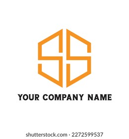 Vector design elements for your company logo, abstract blue icon. Modern logotipe, business corporate template.