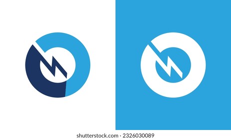 Elementos de diseño de vectores para el logotipo de su empresa, iconos azules abstractos. logotipo moderno, plantilla de empresa empresarial Parte 4