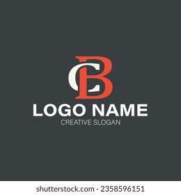 vector design elements for your company logo, letter cb logo. modern logo design, business corporate template. cb monogram logo.