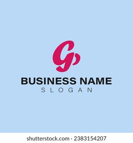 Vektor-Design-Elemente für Ihr Firmenlogo, Buchstabe gp-Logo. modernes Logo-Design, Business Corporate Template. gp monogram Logo.