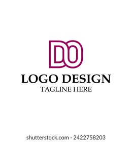 elementos de diseño vectorial para el logotipo de su empresa, letra do logo. diseño de logotipo moderno, plantilla empresarial. hacer logotipo de monograma.