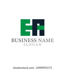 vector design elements for your company logo, letter ea logo. modern logo design, business corporate template. ea monogram logo.