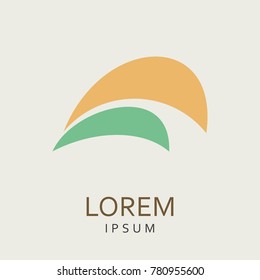 Vector design elements for your company logo, abstract icon. Modern logotipe, business corporate template