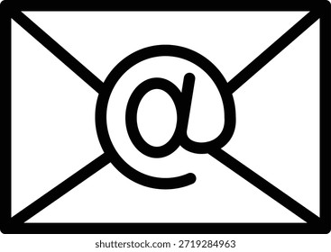 Estilo de icono de correo electrónico de diseño de Vector