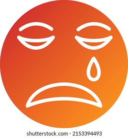 Vector Design Embarrassed Icon Style