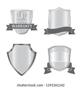 Vector design of emblem and badge logo. Collection of emblem and sticker vector icon for stock.