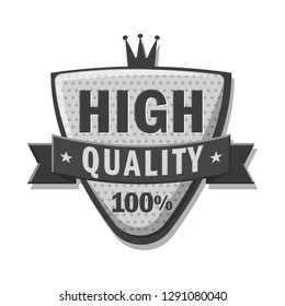 Vector design of emblem and badge sign. Set of emblem and sticker vector icon for stock.
