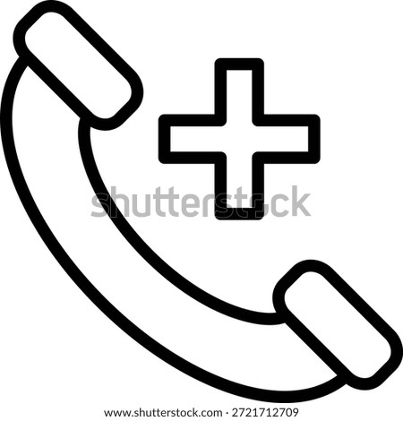 Vector Design Emergency Call Icon Style