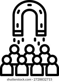 Symbolstil für Vektordesign-Engagement