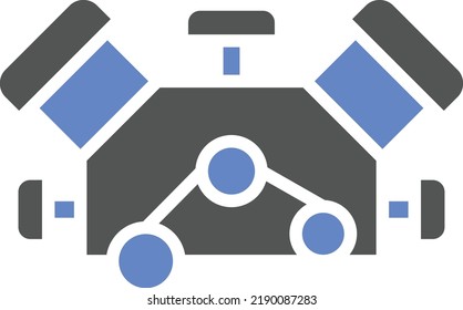Vector Design Engine Icon Style