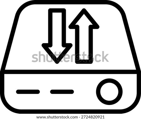 Vector Design Enterprise Drive Icon Style