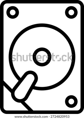 Vector Design Enterprise HDD Icon Style