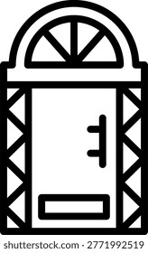 Vector Design Entryway Icon Style