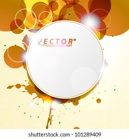 Vector Design - eps10 Abstract Concept with Circle Shape Elements Background