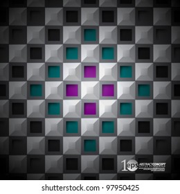 Vector Design - eps10 Abstract Cube Concept Illustration