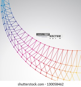 Vector Design - eps10 Abstract Dots and Lines Pattern
