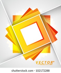 Vector Design - eps10 Abstract Squares Concept Background