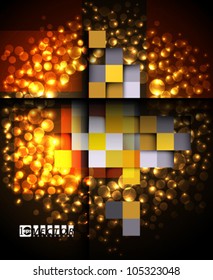 Vector Design - eps10 Abstract Squares Concept Background