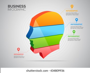 Vector Design - Eps10 Design Vector Brain Polygon, Vector Design Part of Brain, Brain Infographic concept, Infographic of Thinking and Process concept