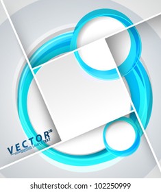 Vector Design - eps10 Circle Shaped Bubble Concept Background
