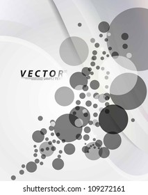 Vector Design - eps10 Circle Shaped Bubble Concept Background