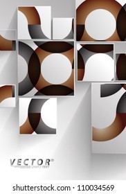 Vector Design - eps10 Colorful Circles Background