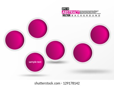 Vector Design - eps10 Colorful Circles Background