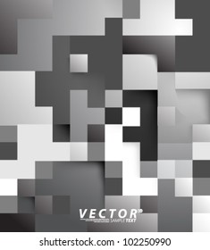 Vector Design - eps10 Digital Squares Concept Background