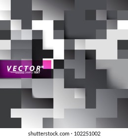 Vector Design - eps10 Digital Squares Concept Background