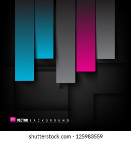 Vector Design- Eps10 Geometric Rectangles Background