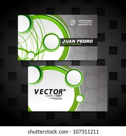 Vector Design - eps10 Modern Horizontal Business Cards