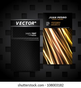 Vector Design - eps10 Modern Vertical Business Cards