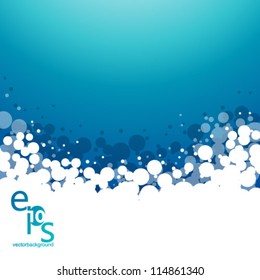 Vector Design - eps10 Overlapping Circles Concept Background