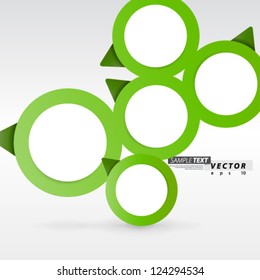Vector Design - eps10 Overlapping Circles Concept Background