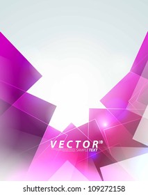 Vector Design - eps10 Overlapping Elements Concept Background